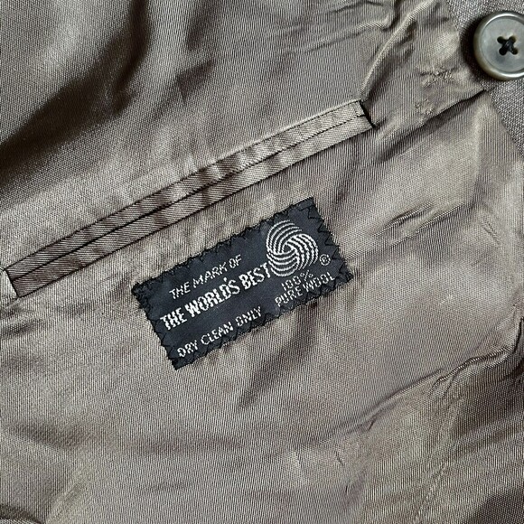 Givenchy Monsieur Double Breasted Jacket Blazer Gray Sport Coat Mens 44R - Picture 11 of 11